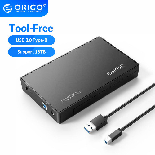 ORICO 2.5/3.5inch External Hard Drive Enclosure USB3.0 SATA HDD/SSD Case 18TB UASP