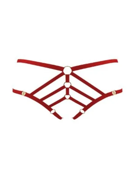 Art Deco Ouvert Strap Brief