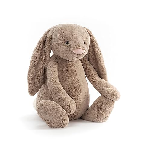 Jellycat Bashful Beige Bunny Stuffed Animal, Really Really Big 42.5 inches | Rabbit and Bunny Plush Toy | Classic Children's Gift - Really Really Big - 42.5"