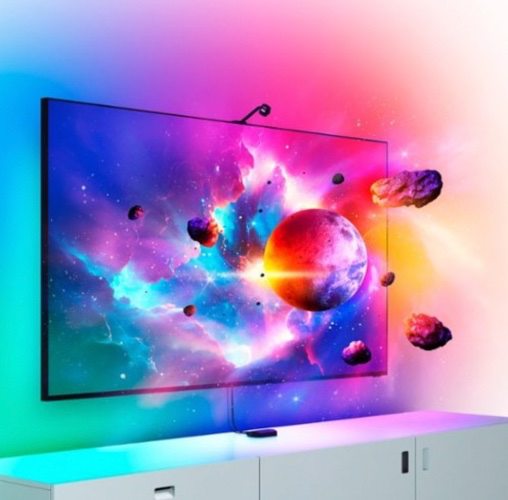 Nanoleaf - 4D - Screen Mirror + Lightstrip Kit (For TVs and Monitors up to 65") - Multicolor