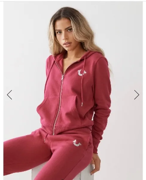 True Logo Zip Hoodie