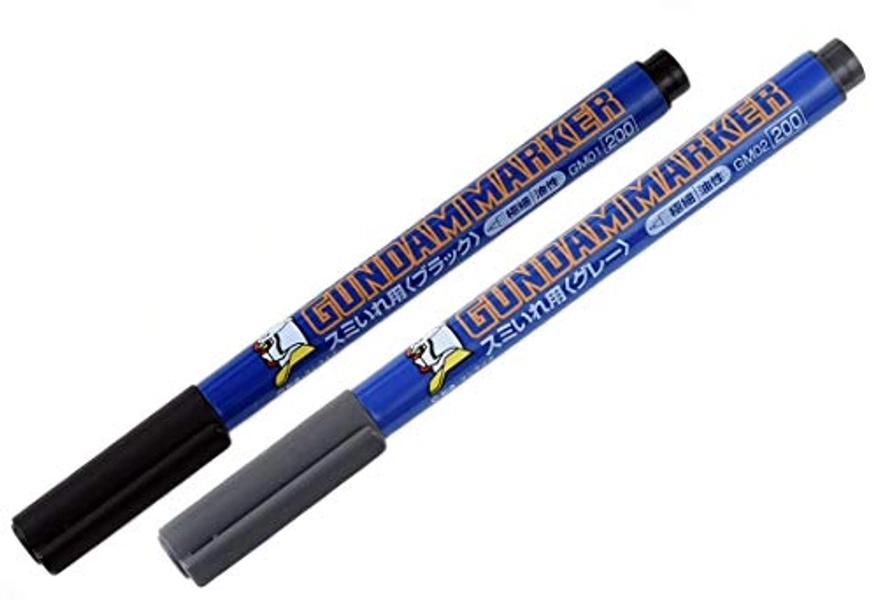 Gundam Gm01 Black Fine Line & Gm02 Gray Fine Line Value Set