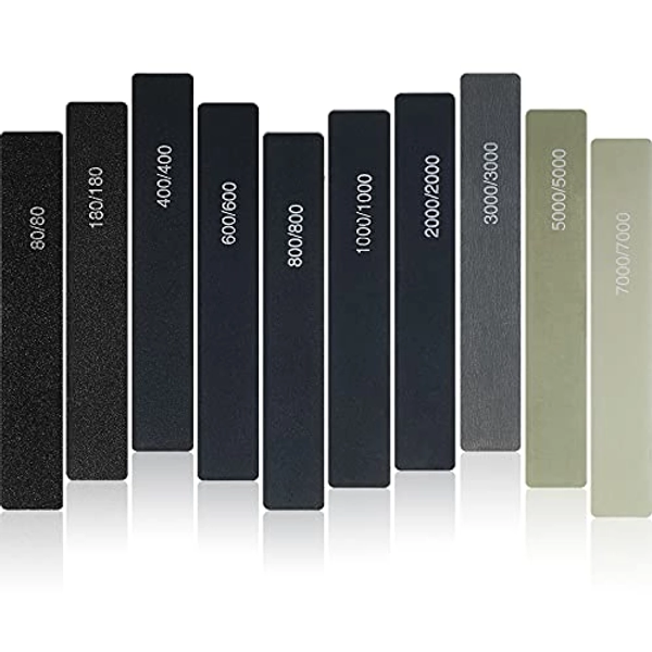 20 Pcs Honoson Sanding Sticks for Plastic Models Polishing Sticks Assorted Metal and Wood Sanding Tools Accessory for Model Craft Amateur Beginner(Low Grits Rating,Classic Style)