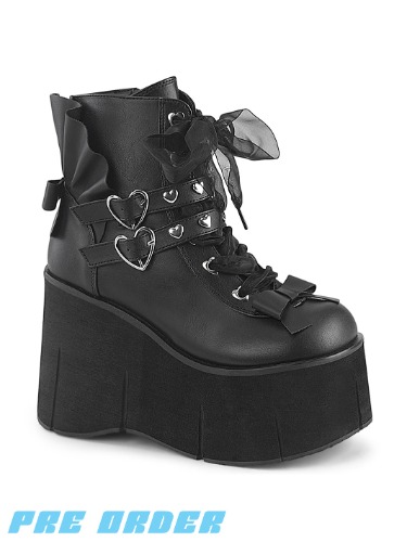 DEMONIA KERA-55 ✰ PRE ORDER ✰ | 7 / Blk Vegan Leather / 4.5