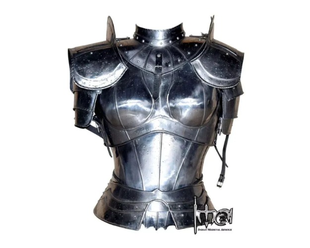 Medieval Steel Knight Female Armor
