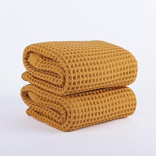 Waffle Weave Bath Towels