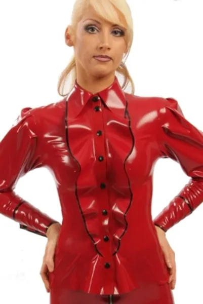 Latexbluse 'exclusive color'