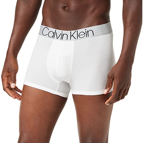 Calvin Klein Men's Trunk_Boxer Shorts - S - White