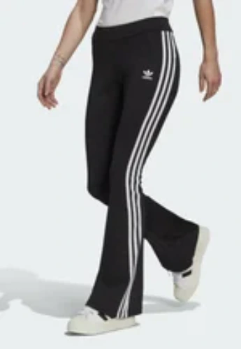 FLARED PANTS - Leggings - black