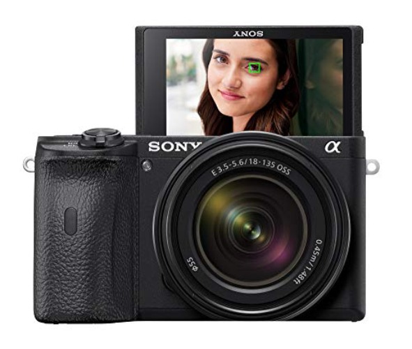 Sony Alpha A6600 Mirrorless Camera with 18-135mm Zoom Lens - w/18-135mm