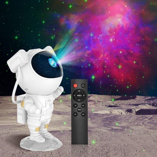 Astronaut LED Galaxy Projector Starry Night Light Astronaut Star Projector met timer en afstandsbediening Nebula voor slaapkamer en plafondprojector Geschenken voor kinderen en volwassenen [Energieklasse A]
