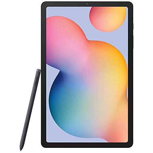 Samsung Galaxy Tab S6 Lite 10.4’’ Touchscreen (2000x1200) WiFi Tablet, Octa Core Exynos 9610 Processor, 4GB RAM, 64GB Memory, 5MP Front and 8MP Rear Camera, Bluetooth, Android 10 w/S Pen & Cover - Device Only - Gray