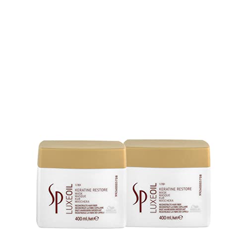 Wella 2x SP System Professional Care Luxe Oil Keratin Restore Mask 400 Ml - 400 ml (2er Pack)