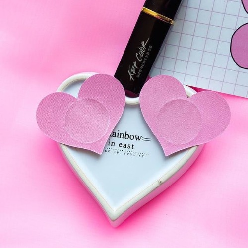 Naughty Nipple Covers - Pink Hearts