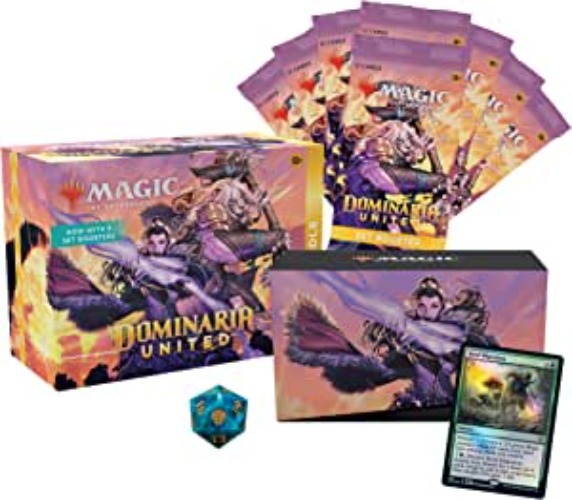 Magic: The Gathering Dominaria United Bundle | 8 Set Boosters + Accessories