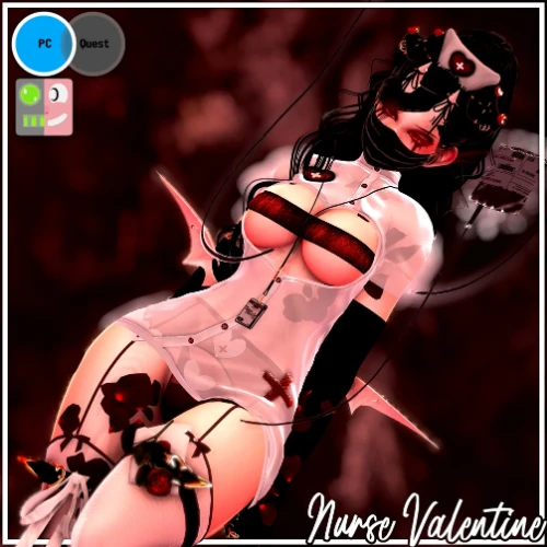 Nurse Valentine | VRChat Model | Face Tracking
