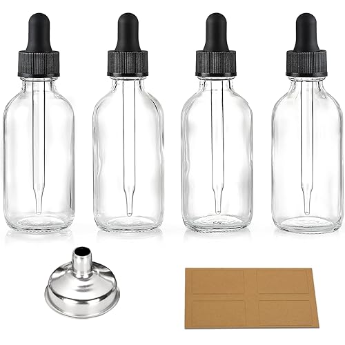 Clear Eye Dropper Bottles