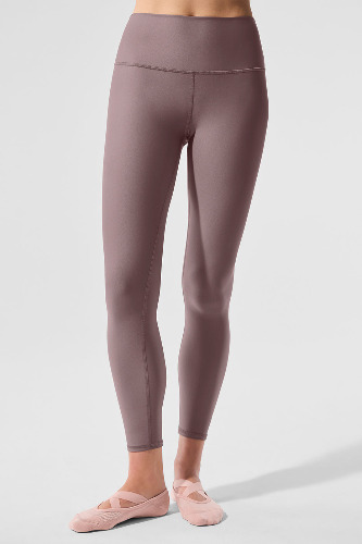 7/8 High-Waist Airlift Legging - Mushroom | Mushroom / XS / 7/8 24.5"