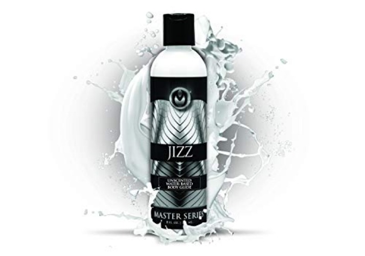 Master Series Jizz Unscented Water-Based Lube, 8 Ounce - Unscented