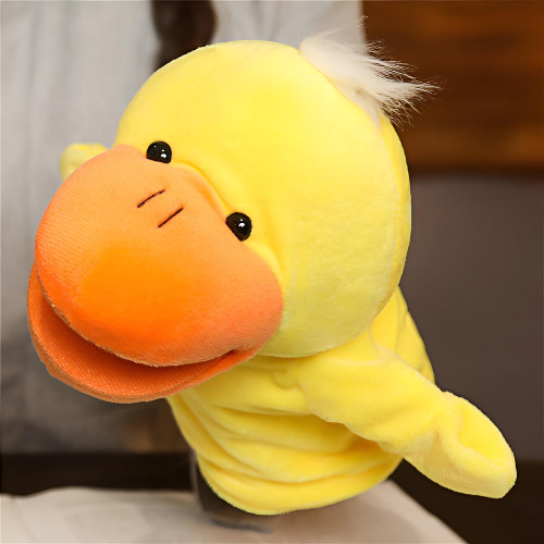 Duck hand puppet