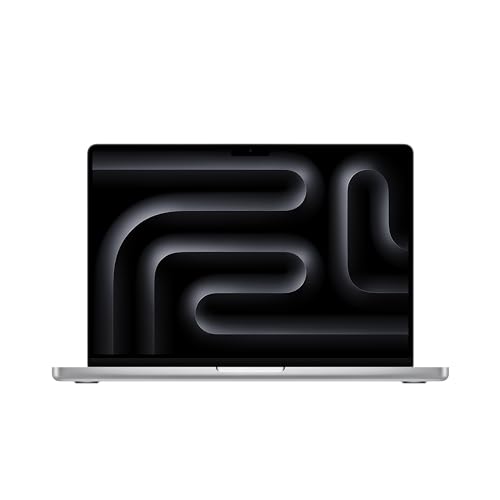 Apple 2023 MacBook Pro Laptop M3 chip with 8‑core CPU, 10‑core GPU: 14.2-inch Liquid Retina XDR Display, 16GB Unified Memory, 1TB SSD Storage. Works with iPhone/iPad; Silver - 16GB RAM - 1TB - Silver - Without AppleCare+ (3 Years)