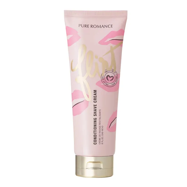 Pure Romance Coochy Cream, Conditioning Scented Shave Cream, Shaving Cream for Women to Experience their Smoothest Bikini Area, Legs, and Underarms, Truly Sexy Flirt - Truly Sexy Flirt