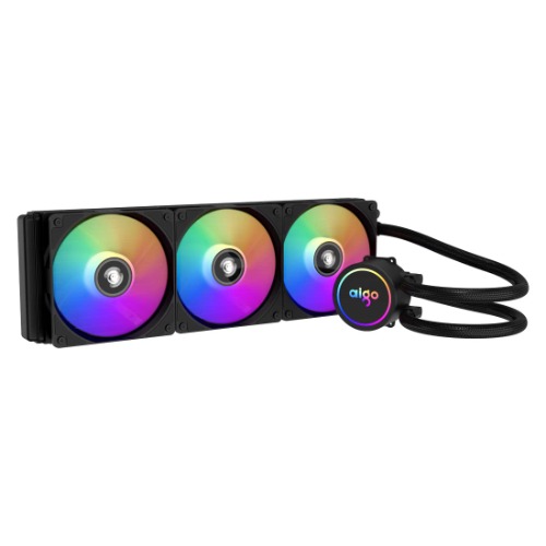 aigo AC SE360 CPU Liquid Cooler All-in-ONE Water Cooling System LED Radiator 120mm PWM Fans for Intel LGA115X /1200/2011 /2011-V3 /2066/1366/775 for AMD AM2/AM2+/AM3 /AM3+ /AM4 (AC SE360) - AC SE360