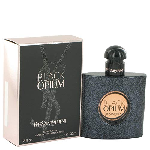 Black Opium by Yves Saint Laurent Eau De Parfum Spray 1.7 oz for Women - 100% Authentic - Eau De Parfum - 1.7 Ounce