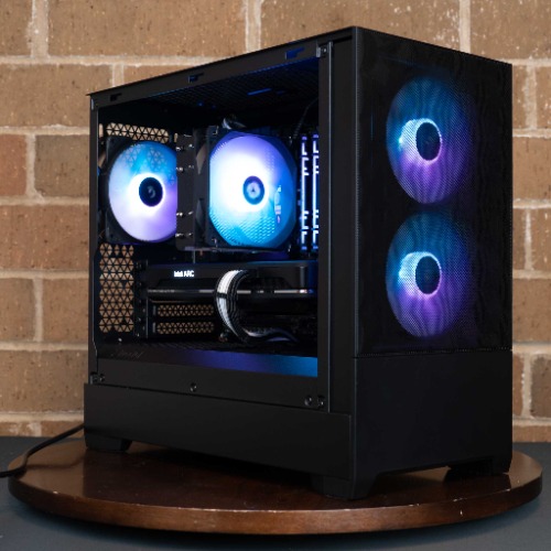 The Hoplite - Black / Intel / Tier 2 - 32GB RAM & GeForce RTX 4060 GPU