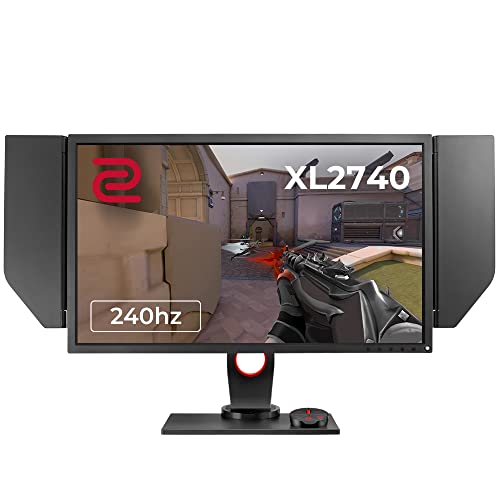 BenQ ZOWIE XL2740 27-inch 240Hz Gaming Monitor with G-Sync Compatible/ Adaptive Sync | 1080p 1ms | Black Equalizer for Competitive Edge | S-Switch for Custom Display Profiles | Shield