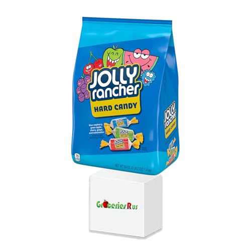 Jolly Rancher Bulk Hard Candy - Original Fruit Flavours Variety Bag - 3lb (1.4kg) - Fruit - 1.4 kg (Pack of 1)