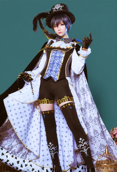100 Sleeping Princes & the Kingdom of Dreams Black Butler Ciel Phantomhive Cosplay Costume