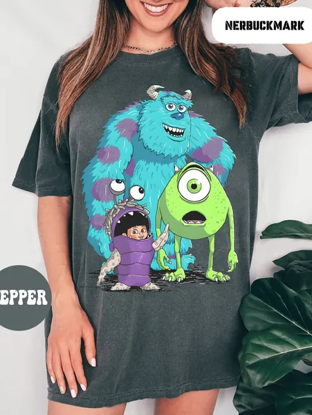 Disney Monster Inc Comfort Colors Shirt, Monster Inc Shirt, Monsters University Shirt, Disney Vacay Matching Shirt, Disney Family Monster