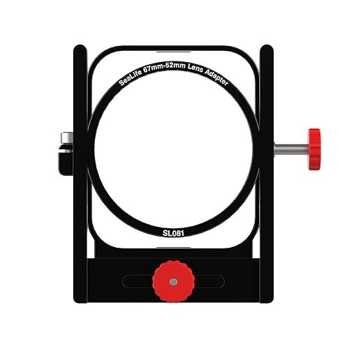SEALIFE SL081 67mm-52mm Lens Adapter Designed for SeaLife SportDiver Housing Only - Allows for Easy Horizontal & Vertical Lens Movement Adjustments