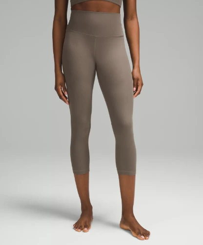 lululemon Align™ Gerippte Crop mit hohem Bund 58 cm