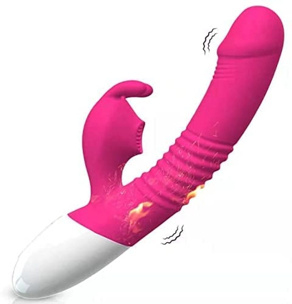 G Spot Vibrator with Heating Function,Waterproof Dildo Vibrator with 7 Powerful Vibrations Modes