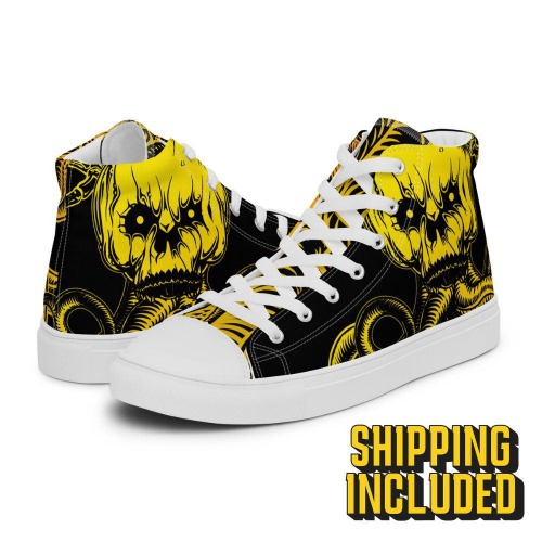 Jack O' Cthulhu High Top Canvas Shoes (Men’s) - 9