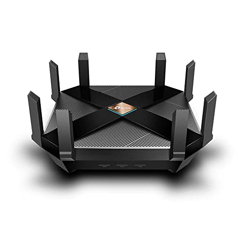 TP-Link AX6000 WiFi 6 Router(Archer AX6000) -802.11ax Wireless 8-Stream Gaming Router, 2.5G WAN, 8 Gigabit LAN Ports, MU-MIMO, 1.8GHz Quad-Core CPU - WiFi 6, AX6000 Gaming