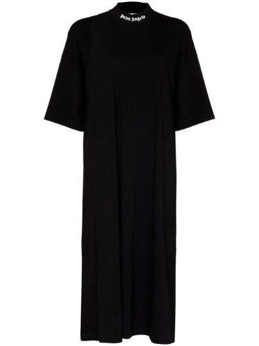 Palm Angels Vestido Estilo Playera Con Logo Estampado - Farfetch