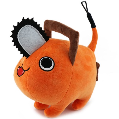 WHYJWZY Chainsaw Man Pochita Plush - Cute Chainsaw Man Plush Stuffed Doll Anime Pochita Plush Pillow, Chainsaw Man Merch Soft Toy Gifts for Kids Fans (25cm)