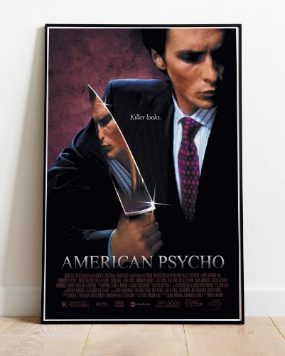 American Psycho : Movie Poster Classic Retro Repro Vintage Style 36"X24" (/NM0835)