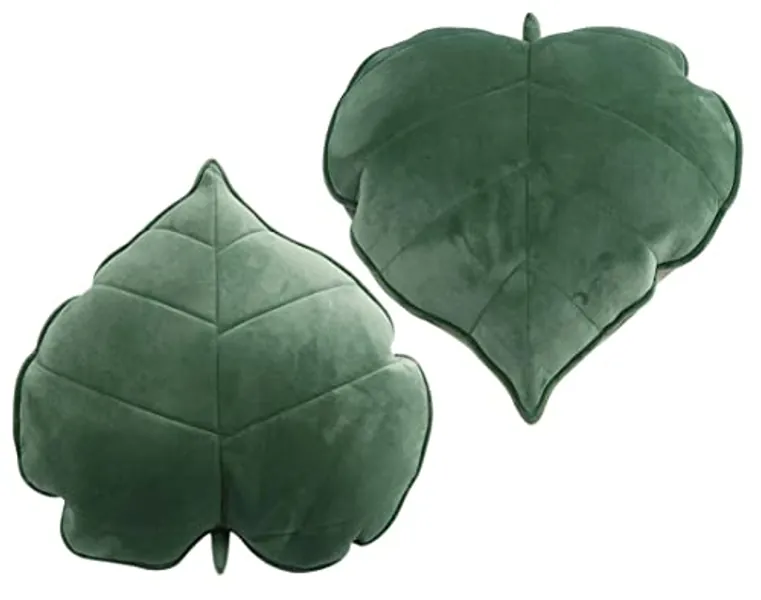 Cyprinus Carpio 3D Leaf Shape Household Pillow Cushion Sofa Lumbar Pillow Household Throw Pillow Decoration pack of 2