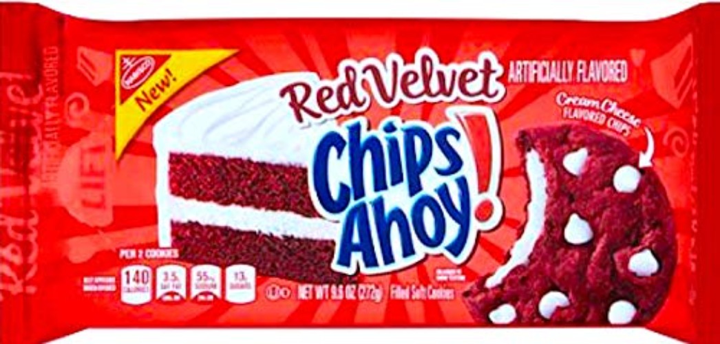 NEW Chips Ahoy! Red Velvet Filled Soft Cookies 9.6 Oz (1)
