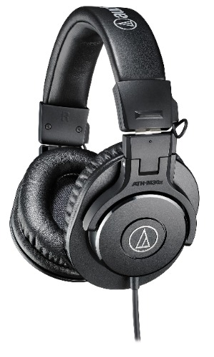 Audio-Technica ATH-M30x Professional Studio Monitor Headphones, Black - Black
