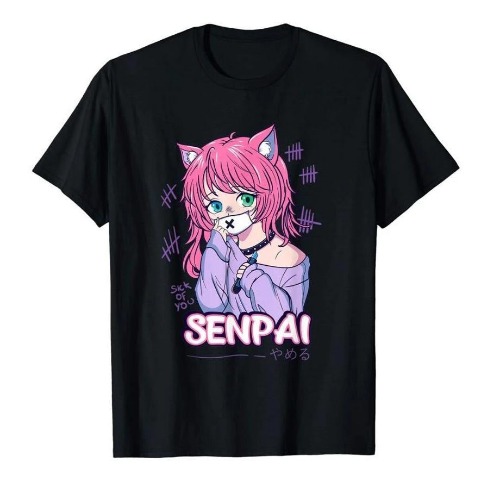 Senpai Neko Tee - XXXL