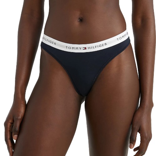 Tommy Hilfiger Damen String Tanga - M - Desert Sky