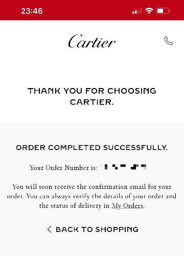 Cartier Shopping 💎