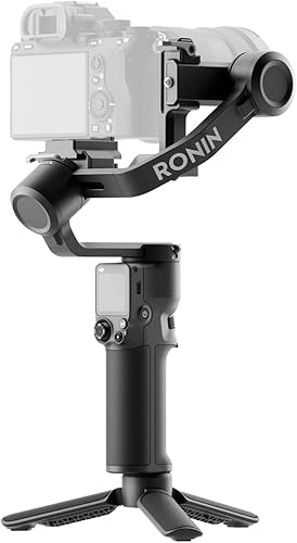 DJI RS 3 Mini, 3-Axis Mirrorless Gimbal Lightweight Stabilizer for Canon/Sony/Panasonic/Nikon/Fujifilm, 2 kg (4.4 lbs) Tested Payload, Bluetooth Shutter Control, Native Vertical Shooting - DJI RS 3 Mini
