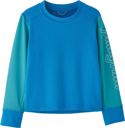 Capilene Silkweight Long-Sleeve T-Shirt - Baby|-|Chandail Capilene Silkweight - Bébé | Fitz Script - Vessel Blue / 2T