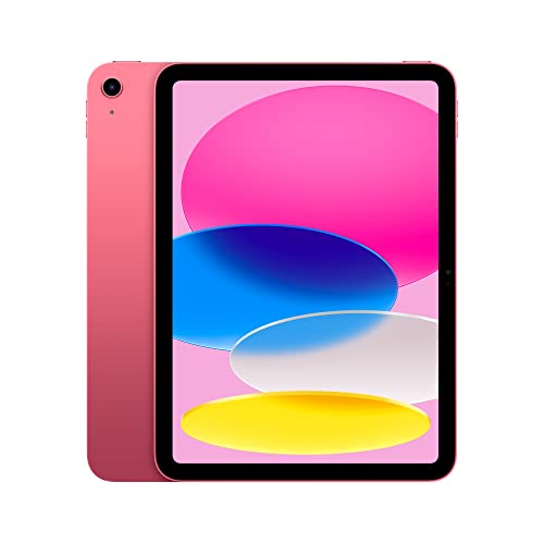 Apple iPad (10th Generation): with A14 Bionic chip, 10.9-inch Liquid Retina Display, 64GB, Wi-Fi 6, 12MP front/12MP Back Camera, Touch ID, All-Day Battery Life – Pink - WiFi - 64GB - Pink